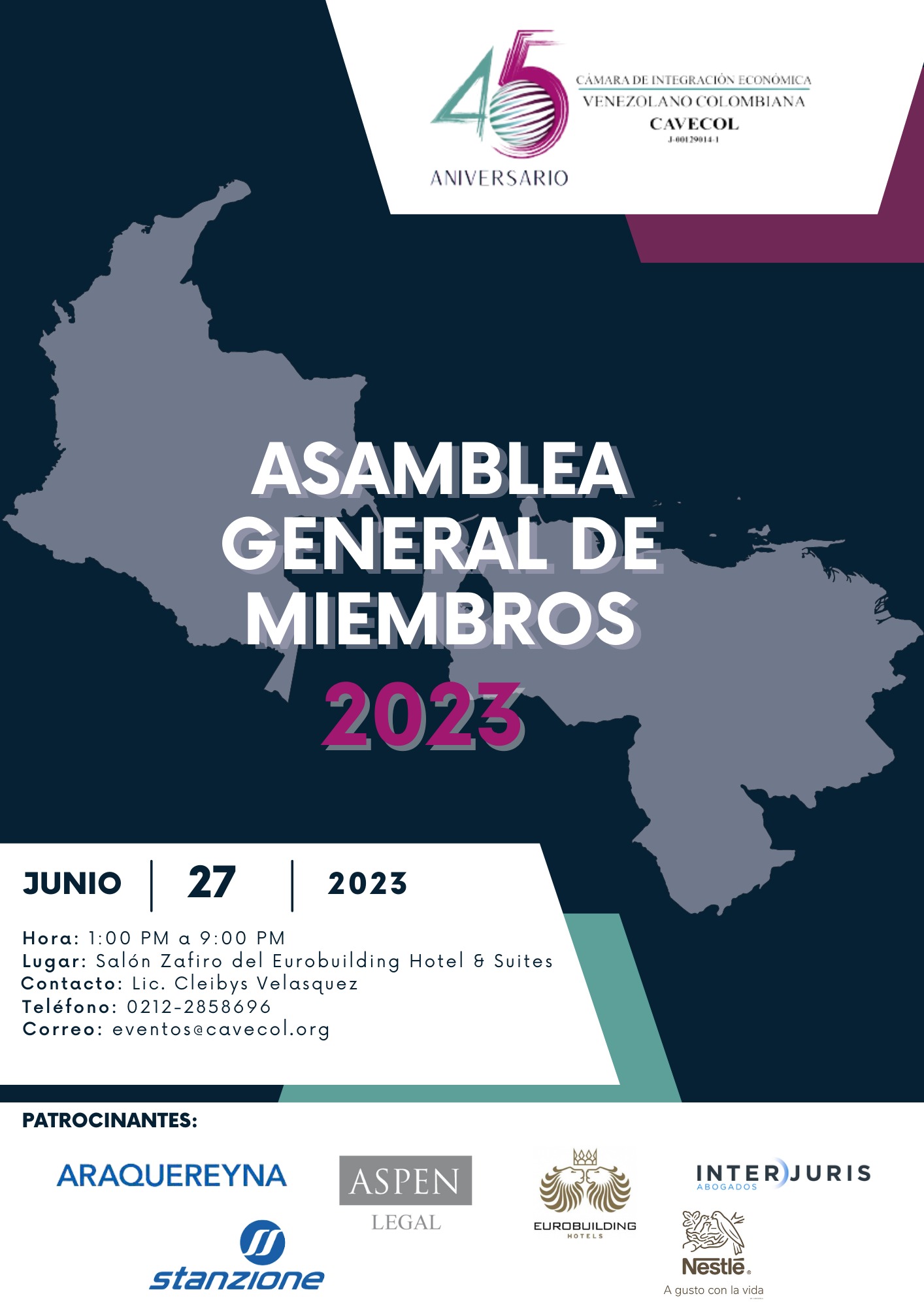 Asamblea General de Miembros CAVECOL 2023 Cámara de Integración